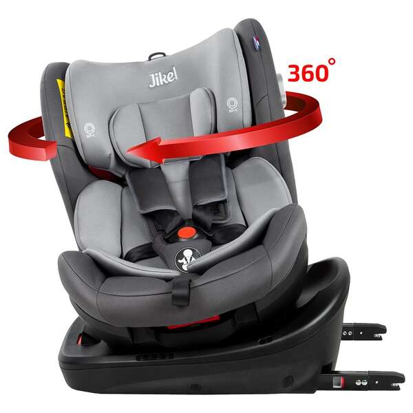 صندلی ماشین 360 درجه طوسی جیکل مدل Car seat Jikel saturn
