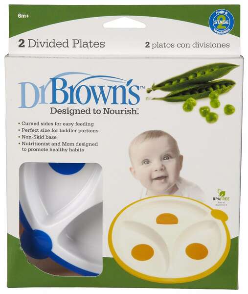 ظرف غذای کودک دکتر براونز 2 عددی Dr Browns