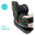 صندلی ماشین جیکل 360 درجه مشکی زیپ saturn zip jikel thumb 1