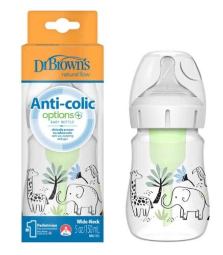 شیشه شیر 150 میل طرح دار (جنگل) دکتر براونز Dr browns