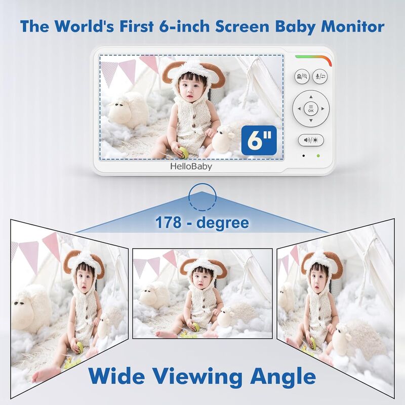 دوربین هلو بیبی Hello Baby مدل HB6560 پیجر اتاق کودک gallery2