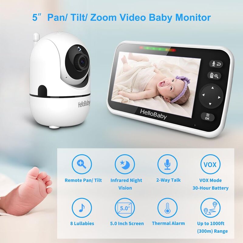 پیجر و مانیتور اتاق کودک Hello Baby هلو بیبی مدل HB6550 gallery0