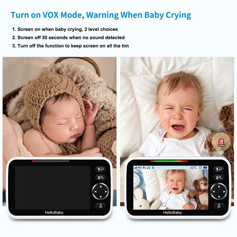 پیجر و مانیتور اتاق کودک Hello Baby هلو بیبی مدل HB6550 gallery2