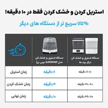 دستگاه شیشه شور، استریل و خشک کن شیشه شیر بیبی برزا مدل واشر پرو Baby Brezza Washer Pro gallery12