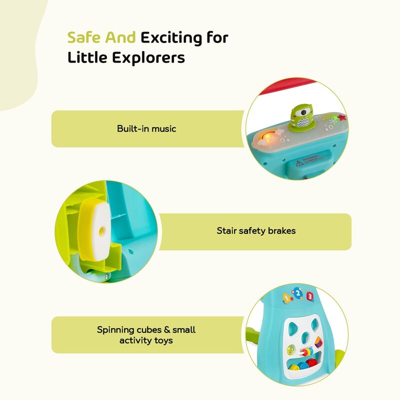 واکر روروئک کودک جیکل مدل Jikel Step 3‑in‑1 gallery7