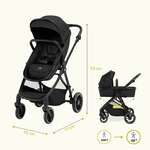 کالسکه جیکل مشکی مدل Jikel CityFlex thumb 13