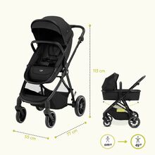 کالسکه جیکل مشکی مدل Jikel CityFlex gallery12