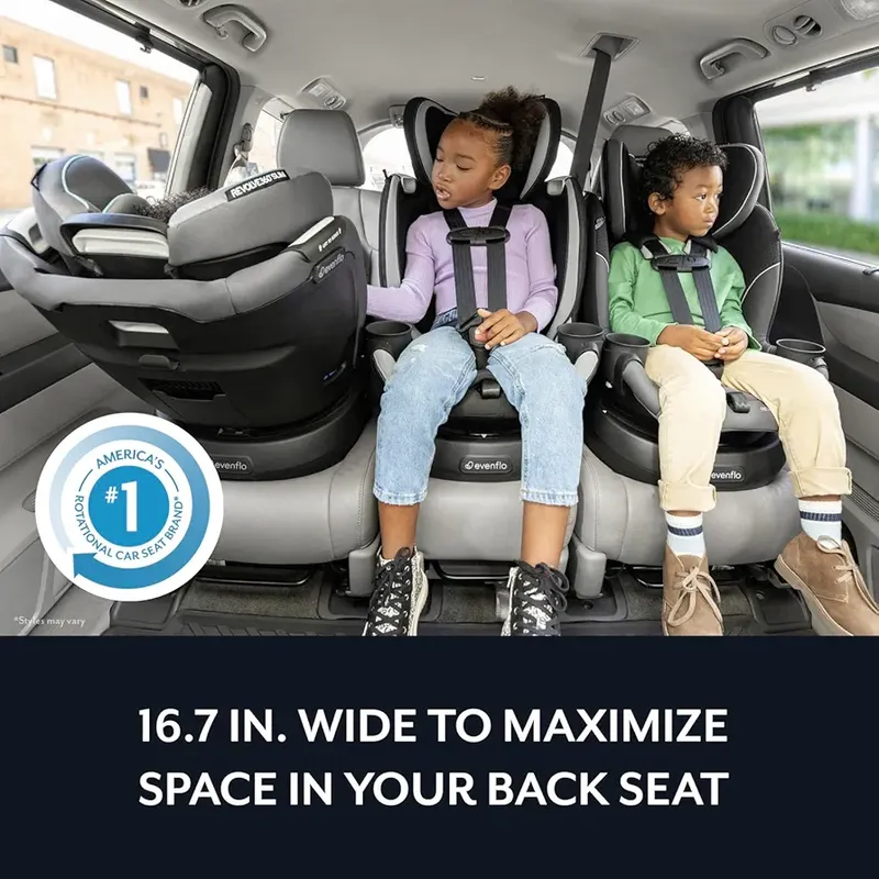 صندلی ماشین Evenflo مدل Revolve360 Slim مشکی gallery0