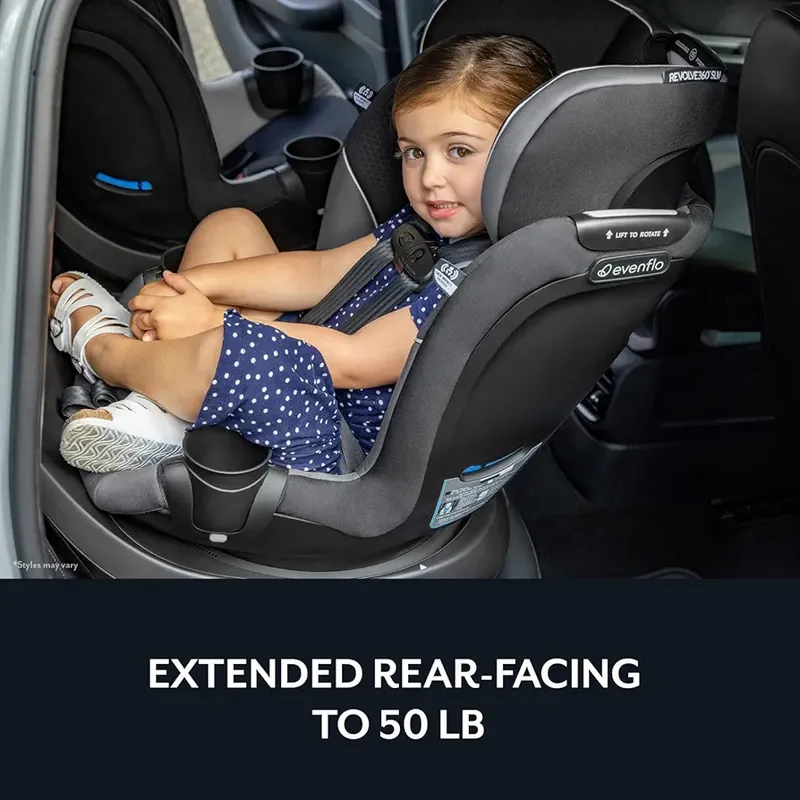 صندلی ماشین Evenflo مدل Revolve360 Slim مشکی gallery2
