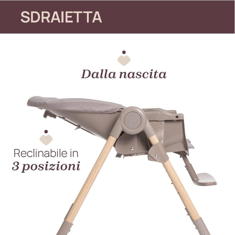 صندلی غذا چیکو مدل Polly Essential کرم gallery1