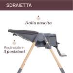 صندلی غذا چیکو مدل Polly Essential طوسی thumb 2