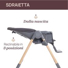 صندلی غذا چیکو مدل Polly Essential طوسی gallery1