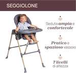 صندلی غذا چیکو مدل Polly Essential طوسی thumb 3