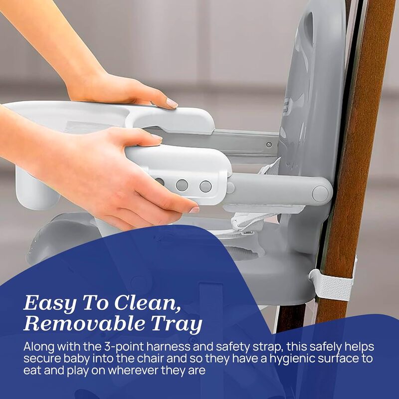 صندلی غذای پرتابل چیکو مدل Pocket Snack طوسی gallery2