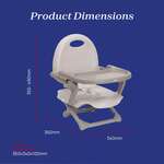 صندلی غذای پرتابل چیکو مدل Pocket Snack کرم thumb 6