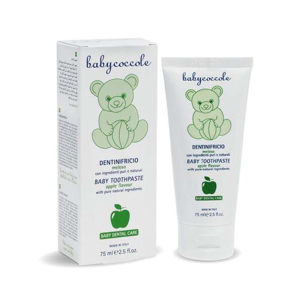 خمیردندان سیب 75میل بیبی کوکول (اورجینال طرح جدید) BabyCoccole