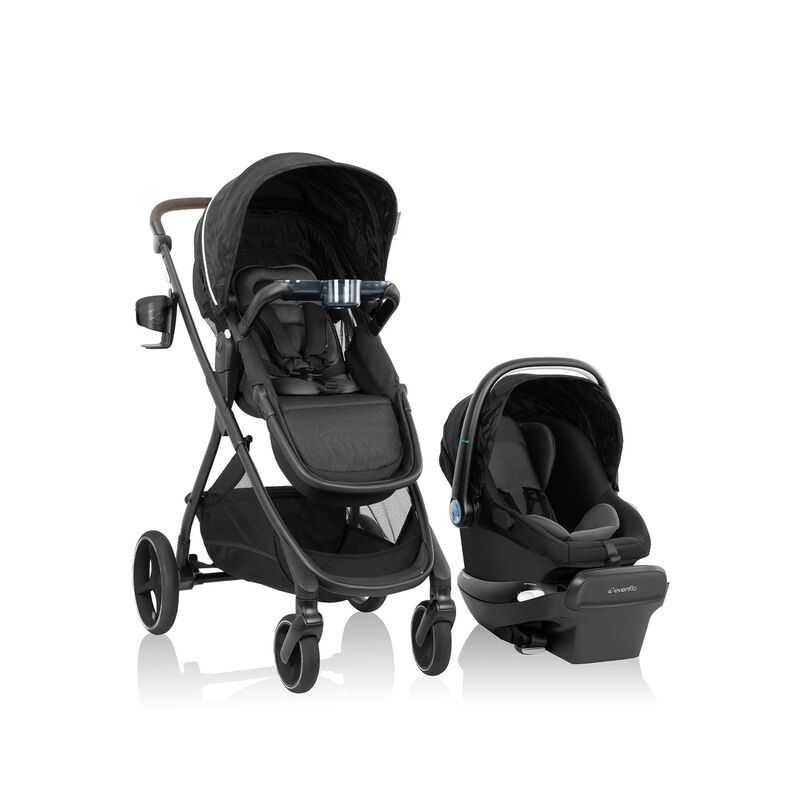 ست کالسکه و کریر Evenflo Shyft Intuiti+ Travel System مدل Revolve180 LiteMax NXT رنگ مشکی gallery0