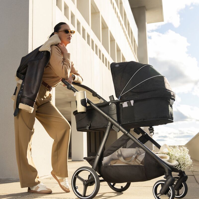 ست کالسکه و کریر Evenflo Shyft Intuiti+ Travel System مدل Revolve180 LiteMax NXT رنگ مشکی gallery19