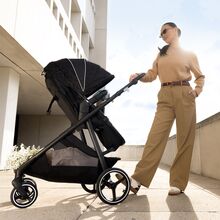 ست کالسکه و کریر Evenflo Shyft Intuiti+ Travel System مدل Revolve180 LiteMax NXT رنگ مشکی gallery17