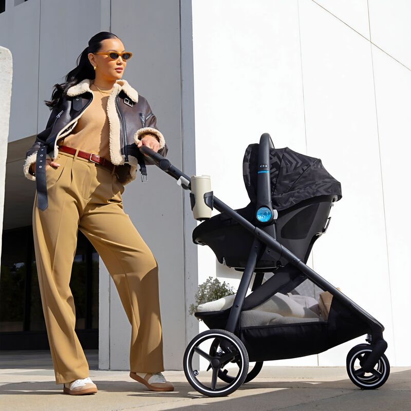 ست کالسکه و کریر Evenflo Shyft Intuiti+ Travel System مدل Revolve180 LiteMax NXT رنگ مشکی gallery16
