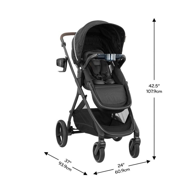 ست کالسکه و کریر Evenflo Shyft Intuiti+ Travel System مدل Revolve180 LiteMax NXT رنگ مشکی gallery26