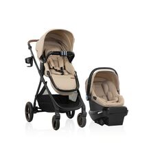 ست کالسکه و کریر Evenflo Shyft Intuiti+ Travel System مدل Revolve180 LiteMax NXT رنگ کرم gallery0