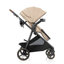 ست کالسکه و کریر Evenflo Shyft Intuiti+ Travel System مدل Revolve180 LiteMax NXT رنگ کرم gallery2