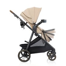 ست کالسکه و کریر Evenflo Shyft Intuiti+ Travel System مدل Revolve180 LiteMax NXT رنگ کرم gallery3