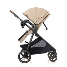 ست کالسکه و کریر Evenflo Shyft Intuiti+ Travel System مدل Revolve180 LiteMax NXT رنگ کرم gallery4