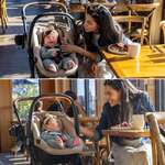 ست کالسکه و کریر Evenflo Shyft Intuiti+ Travel System مدل Revolve180 LiteMax NXT رنگ کرم thumb 17
