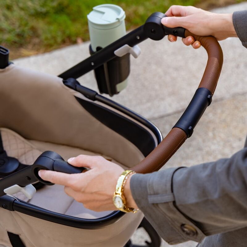 ست کالسکه و کریر Evenflo Shyft Intuiti+ Travel System مدل Revolve180 LiteMax NXT رنگ کرم gallery26