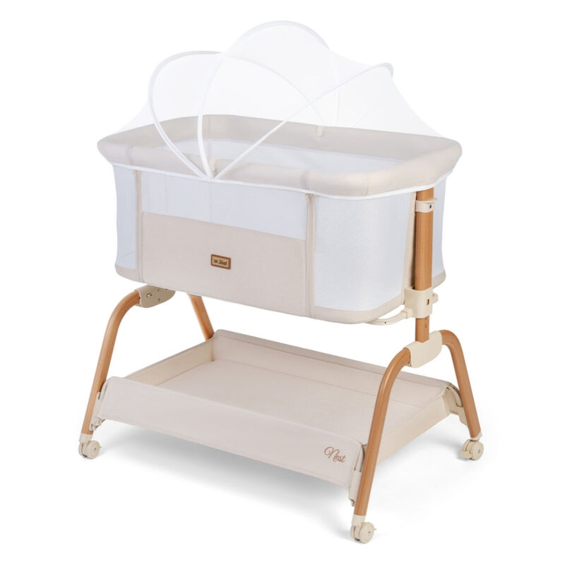 تخت کنار مادر جیکل Jikel Nest Co-Sleeper Bedside Crib gallery1