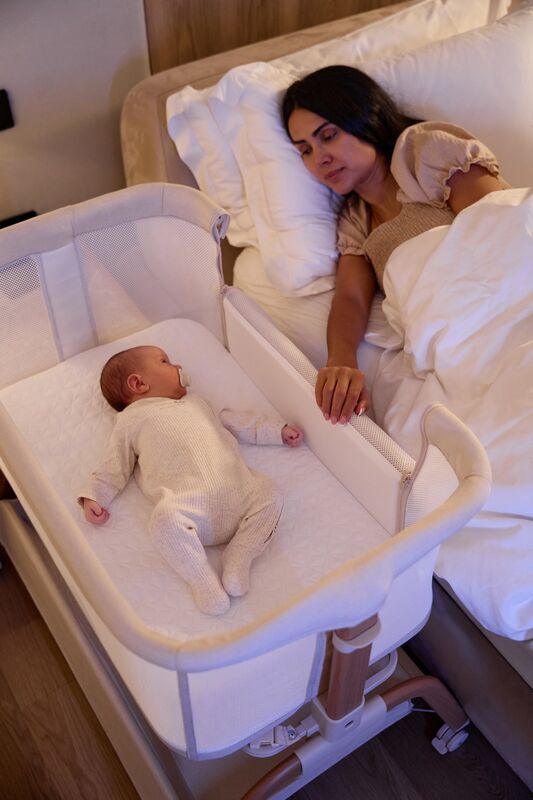 تخت کنار مادر جیکل Jikel Nest Co-Sleeper Bedside Crib gallery2