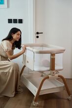 تخت کنار مادر جیکل Jikel Nest Co-Sleeper Bedside Crib gallery7