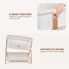 تخت کنار مادر جیکل Jikel Nest Co-Sleeper Bedside Crib gallery8