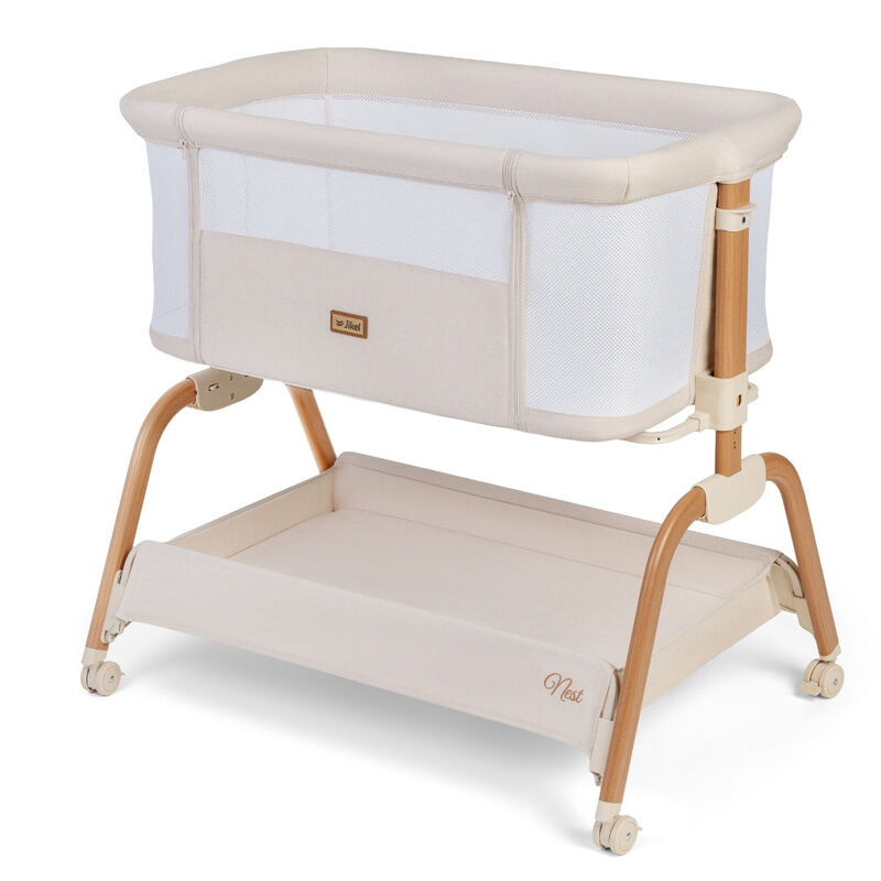 تخت کنار مادر جیکل Jikel Nest Co-Sleeper Bedside Crib gallery0