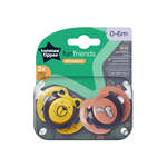 پستانک Tommee Tippee مدل fun friends بسته دو عددی M0-6 thumb 1