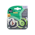 پستانک Tommee Tippee مدل fun friends بسته دو عددی M0-6 thumb 1