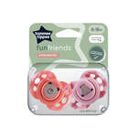 پستانک Tommee Tippee مدل fun friends بسته دو عددی M6-18 thumb 1