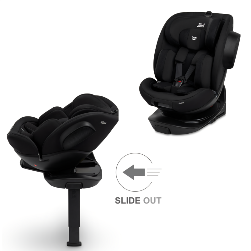 صندلی ماشین  جیکل مدل Jupiter 360° Slide-Out مشکی Jikel gallery2