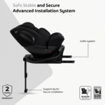 صندلی ماشین  جیکل مدل Jupiter 360° Slide-Out مشکی Jikel thumb 9