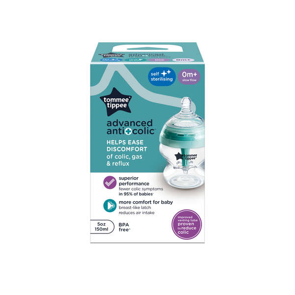 شیشه شیر آنتی کولیک 150 میل Advanced Anti-Colic تامی تیپی Tommee Tippee
