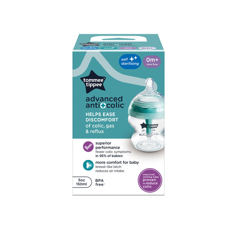 شیشه شیر آنتی کولیک 150 میل Advanced Anti-Colic تامی تیپی Tommee Tippee gallery0