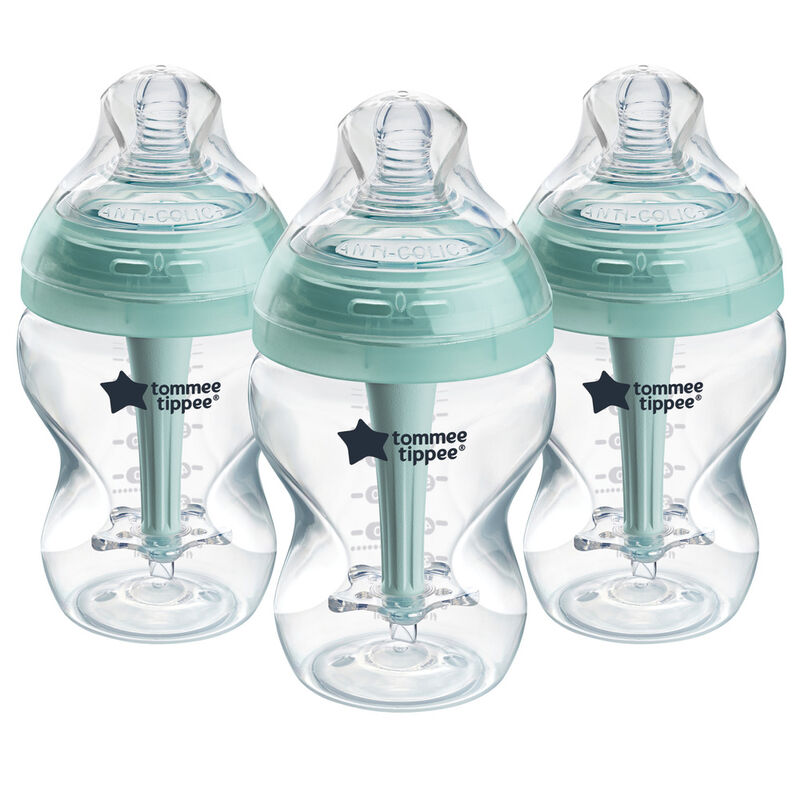 پک 3 عددی شیشه شیر آنتی کولیک 260 میل تامی تیپی Tommee Tippee Advanced Anti-Colic gallery0