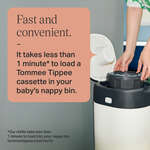 کاست سطل بهداشتی پوشک تامی تیپی تک عددی Tommee Tippee Twist & Click thumb 5