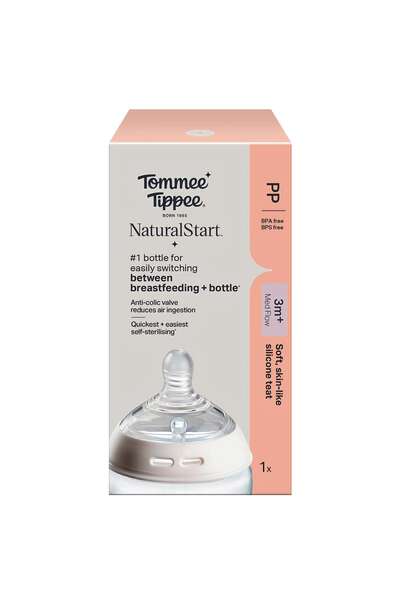 شیشه شیر 340 میل Natural Start طلقی تامی تیپی Tommee Tippee