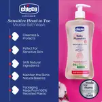 شامپو سر و بدن میسلار چیکو 500 میل Chicco BM Micellar Shampoo & Body Wash thumb 6
