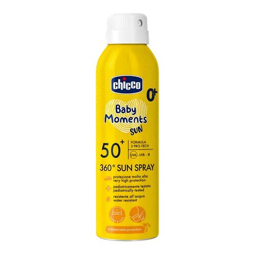 اسپری ضدآفتاب کودک +SPF50 چیکو 150 میل +Chicco 360 Sun Spray SPF50