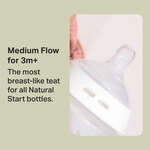 سرشیشه تامی تیپی +3m مدل Natural Start medium Flow پک 2 عددی Tommee Tippee thumb 2