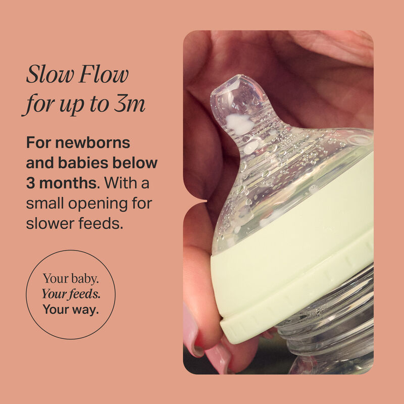 سرشیشه تامی تیپی +3m مدل Natural Start medium Flow پک 2 عددی Tommee Tippee gallery6